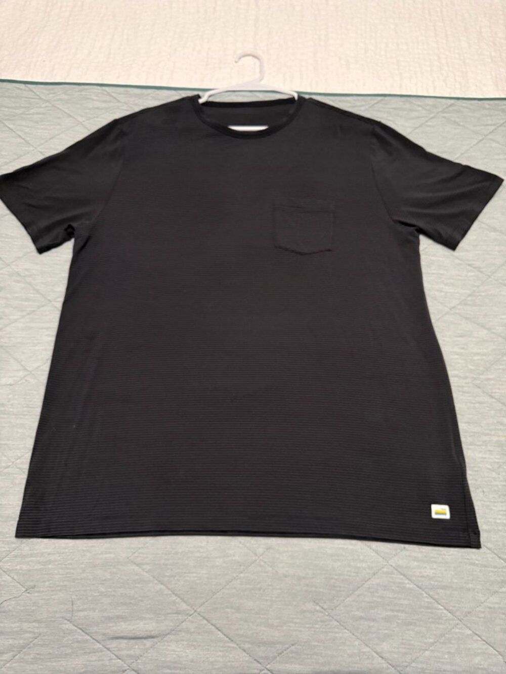 Mens Vuori Tuvalu Stretch Pinstripe Tshirt XL
